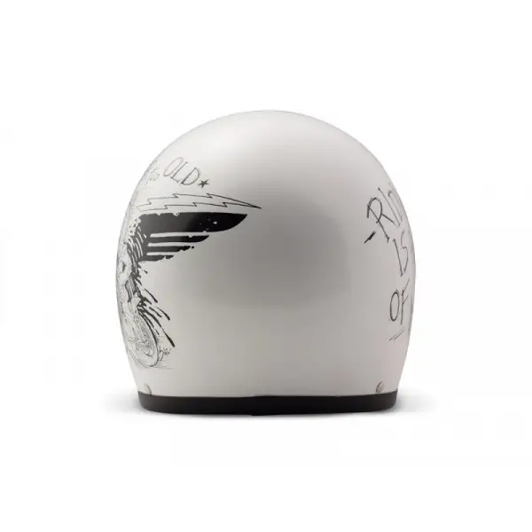 Casco jet DMD Vintage OLDIE bianco