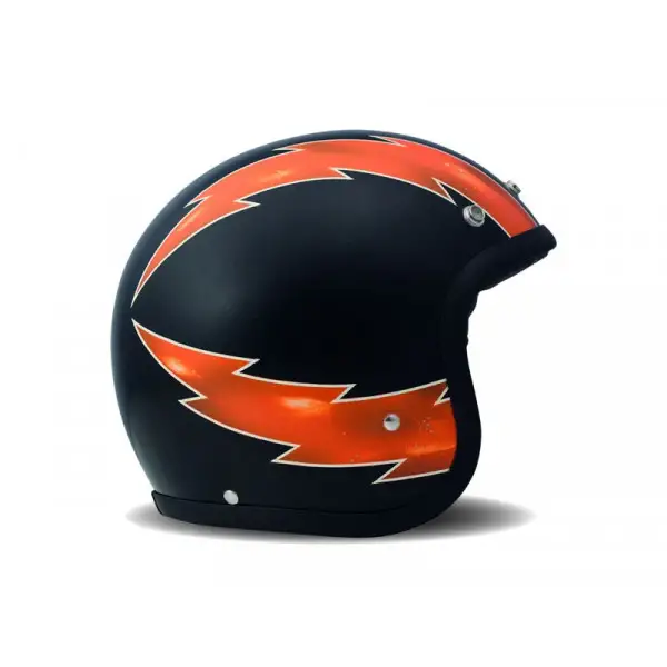 Casco jet DMD VINTAGE THUNDER nero