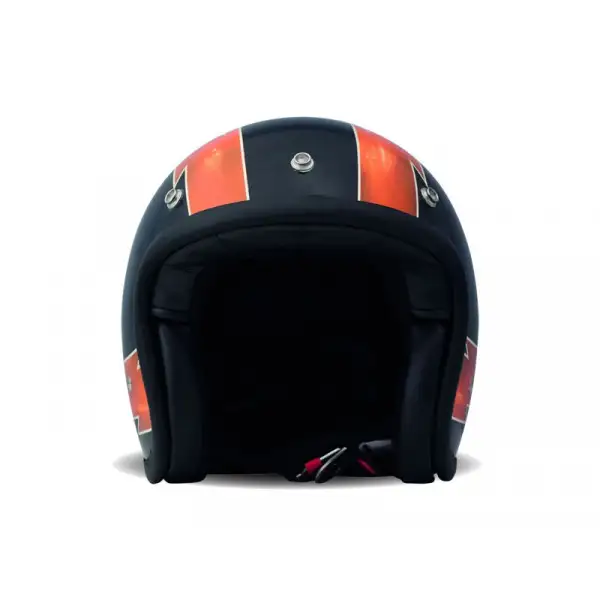 Casco jet DMD VINTAGE THUNDER nero