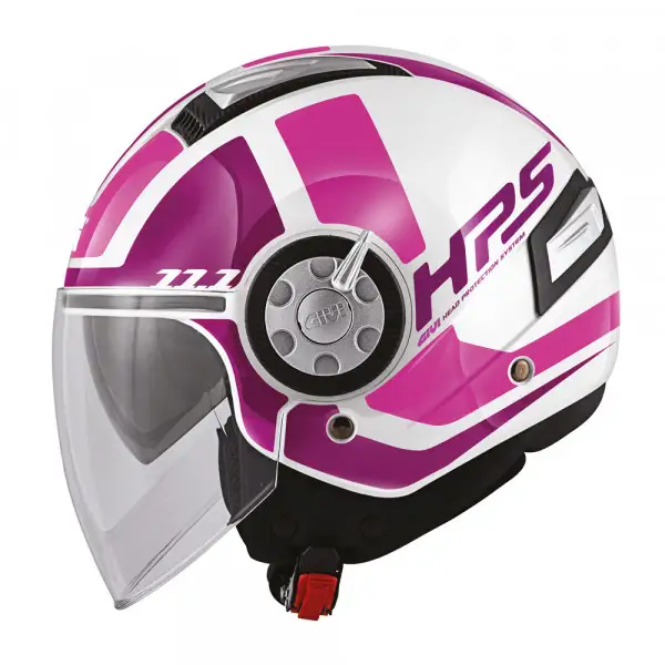 Casco jet Givi 11.1 AIR JET-R Class Bianco Rosa Viola