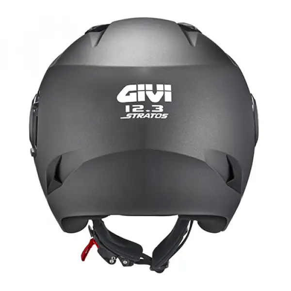 Casco jet Givi 12.3 Stratos titanio opaco