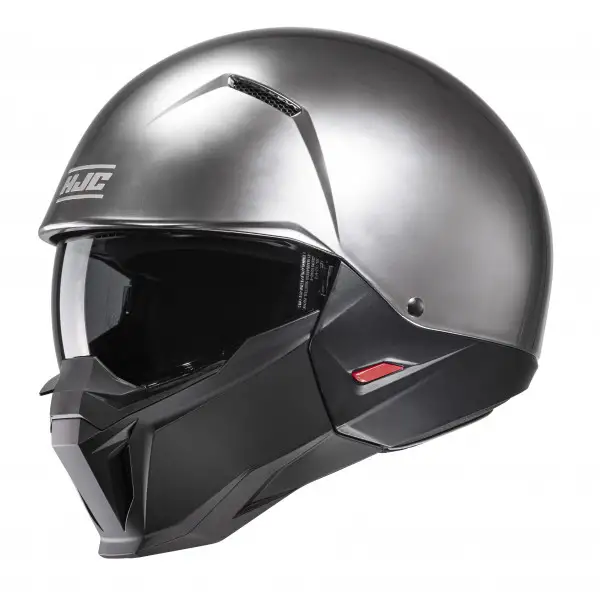 Casco jet HJC i20 Hyper Argento