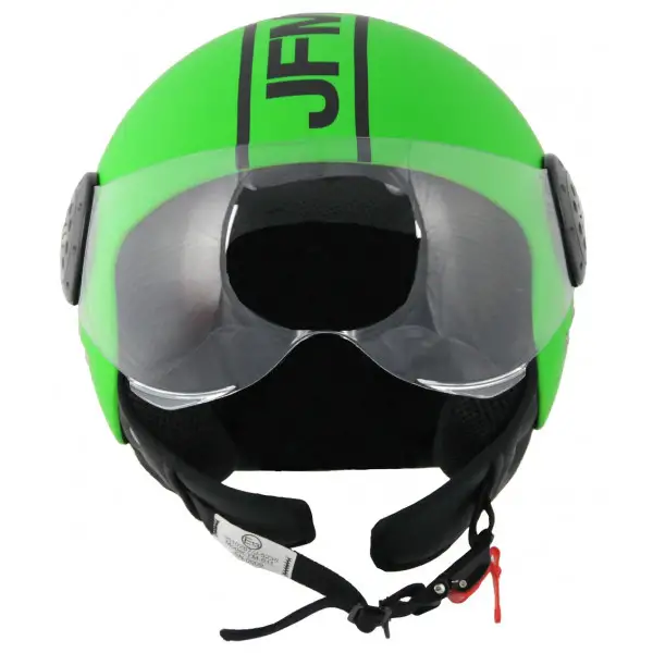 Casco jet JFM 400 Fashion Verde Fluo