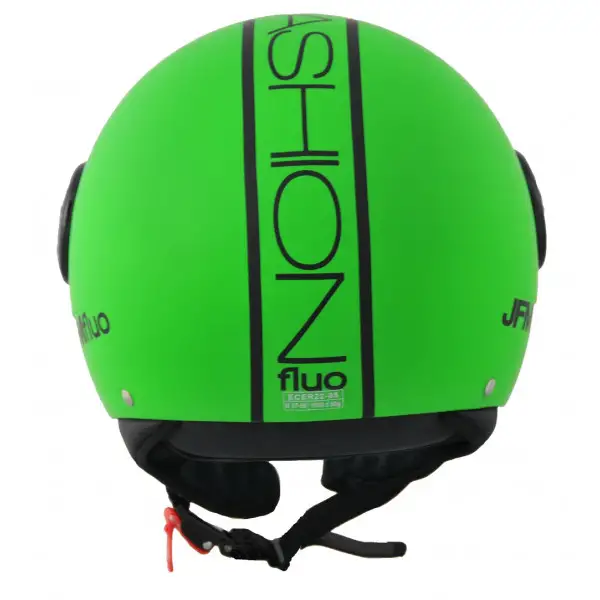 Casco jet JFM 400 Fashion Verde Fluo