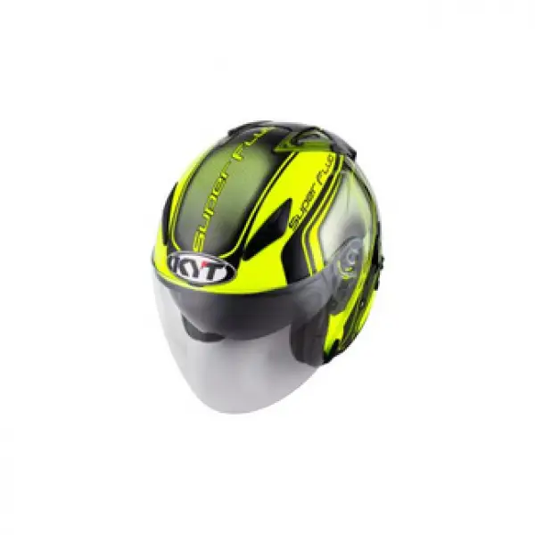 Casco Jet KYT Hellcat Superfluo giallo