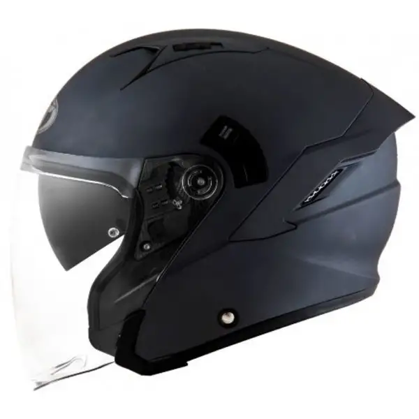 Casco jet Kyt NF-J PLAIN Antracite Opaco