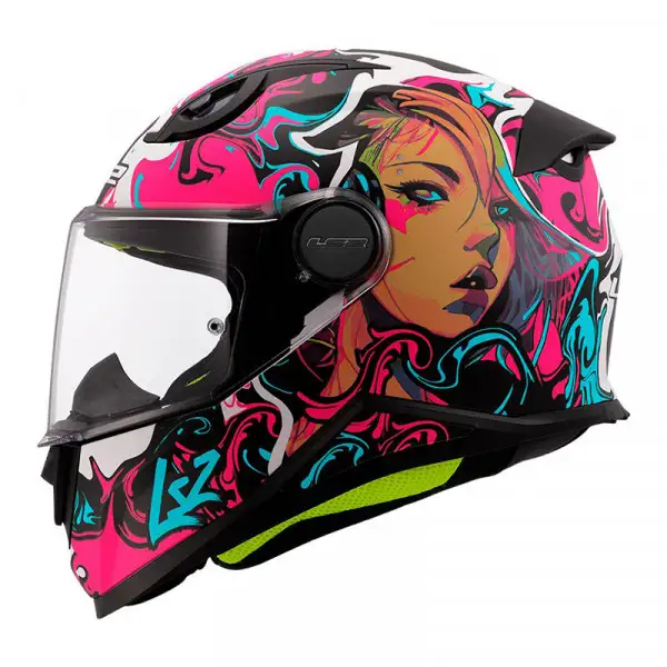casco jet LS2 Kid Cyberg viola