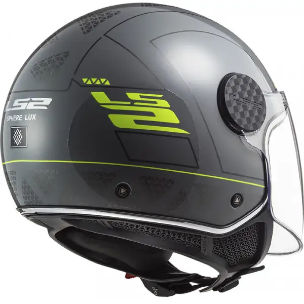 Casco jet LS2 OF558 SPHERE LUX LINUS Grigio