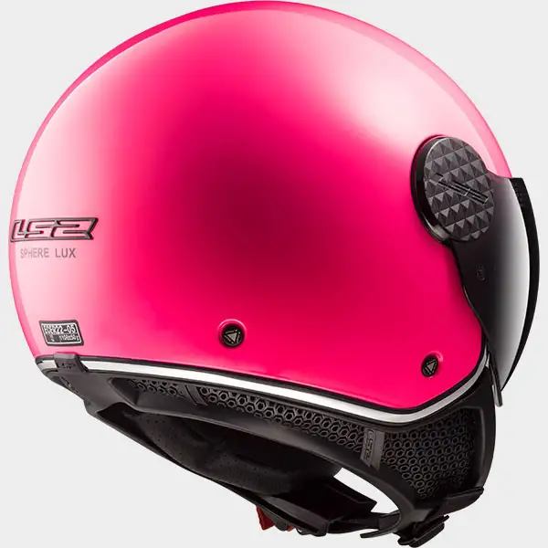 Casco jet LS2 SPHERE LUX Solid Rosa