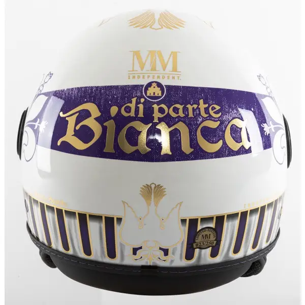 Casco jet MM Independent Calcio Storico Bianco