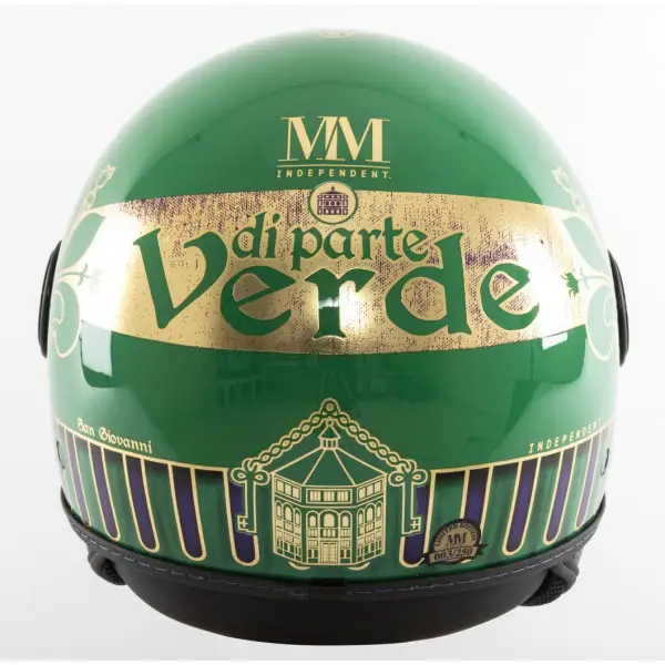 Casco jet MM Independent Calcio Storico Verde