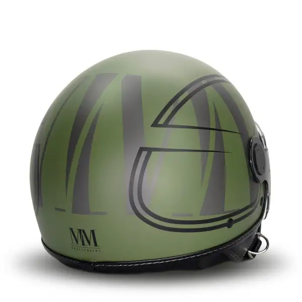 casco jet MM Independent Elegant verde militare