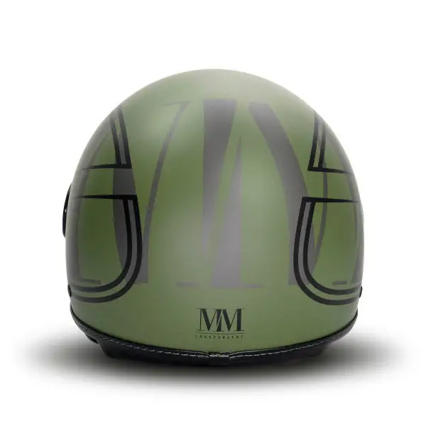 casco jet MM Independent Elegant verde militare