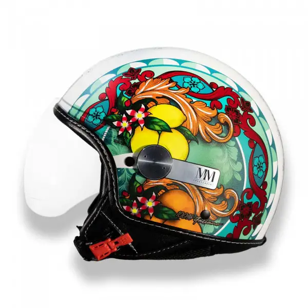 Casco jet MM Independent Sicilia Magnolia Verde LIMITED EDITION