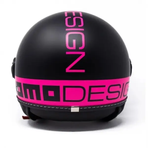 Casco jet Momo Design Fighter Fluo Nero Opaco Fluo