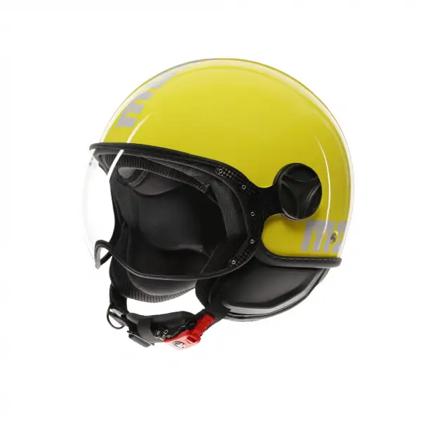 Casco jet Momodesign FGTR CLASSIC MOMODESIGN E2206 CANDY Giallo Bianco