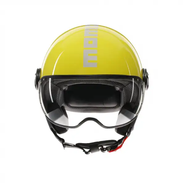 Casco jet Momodesign FGTR CLASSIC MOMODESIGN E2206 CANDY Giallo Bianco