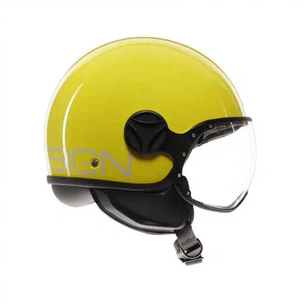 Casco jet Momodesign FGTR CLASSIC MOMODESIGN E2206 CANDY Giallo Bianco