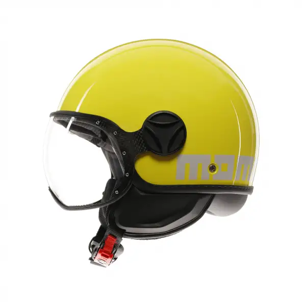 Casco jet Momodesign FGTR CLASSIC MOMODESIGN E2206 CANDY Giallo Bianco