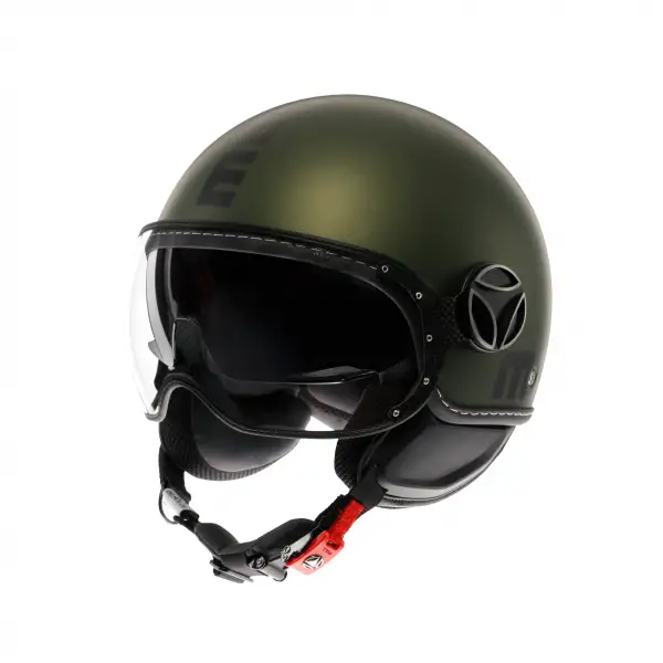 Casco jet Momodesign FGTR EVO MOMODESIGN E2206 MONO Verde opaco Nero