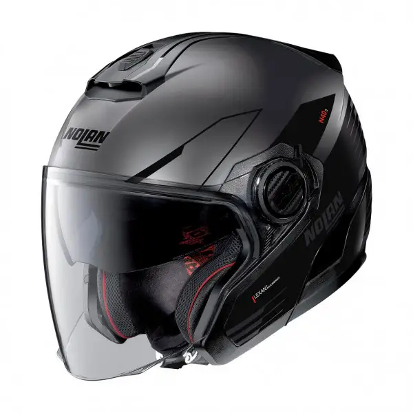 Casco jet Nolan N40-5 06 Zefiro N-com Grigio Opaco