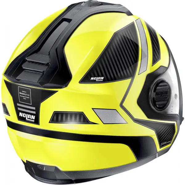 Casco jet Nolan N40-5 BELTWAY N-COM Giallo Led Nero