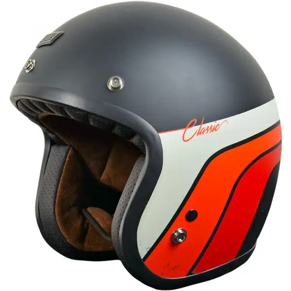 Casco jet ORIGINE PRIMO CLASSIC VINTAGE Nero Opaco