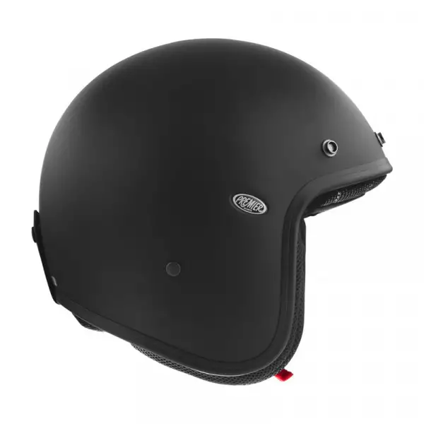 Casco jet Premier CLASSIC U9BM in fibra Nero Opaco