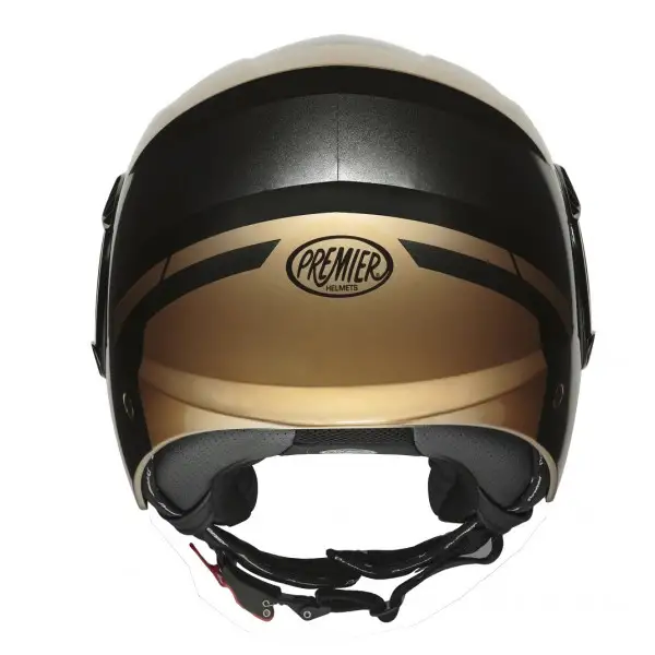 Casco jet Premier COOL OPT19 Nero Oro