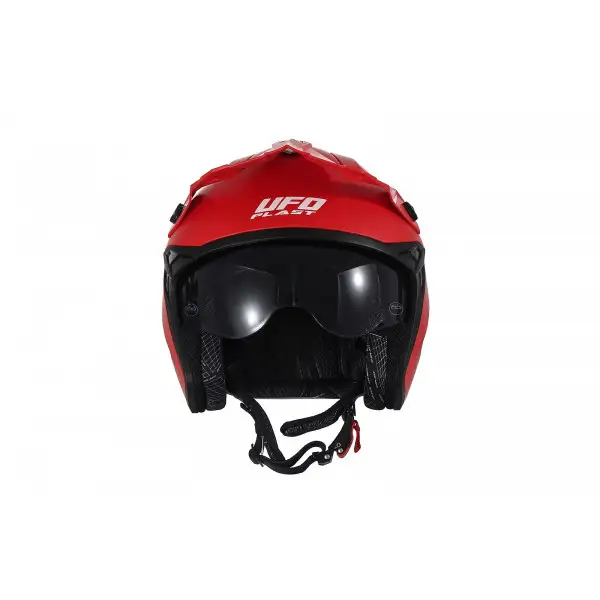 Casco jet Ufo Sheratan Rosso