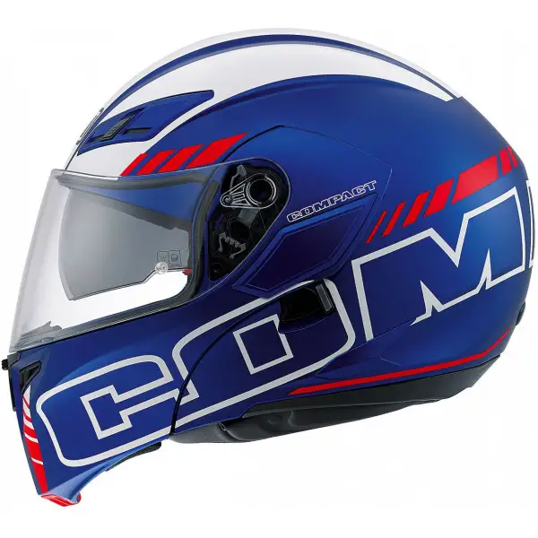 Casco modulare Agv Compact ST Multi Seattle blu opaco bianco rosso Pinlock