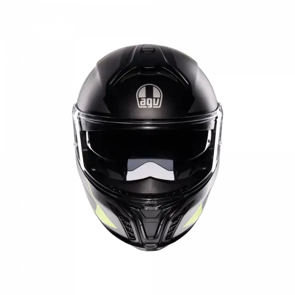 casco modulare AGV Tourmodular Perception Nero Giallo Fluo