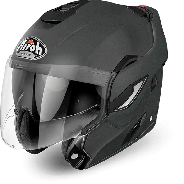 Casco modulare Airoh Rev Color anthrcite opaco mentoniera staccabile