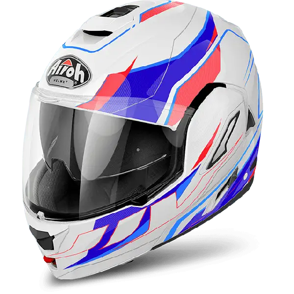 Casco modulare Airoh Rev Revolution lucido mentoniera staccabile