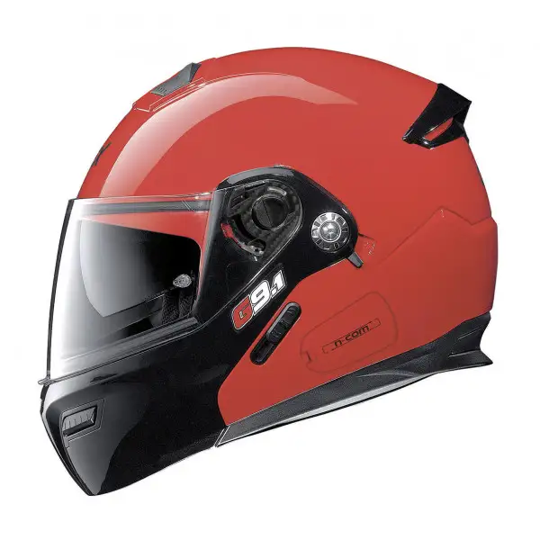 Casco modulare Grex G9.1 EVOLVE COUPLÉ N-COM Rosso Nero