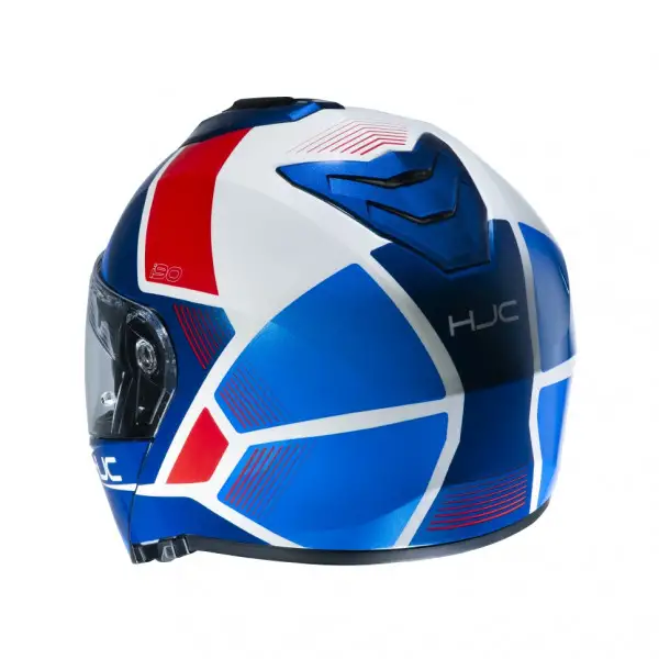Casco modulare HJC i90 HOLLEN MC21 Blu Bianco Rosso