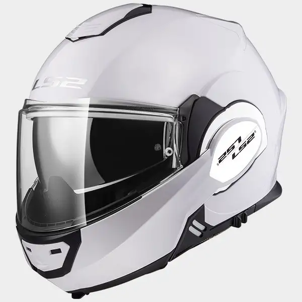 Casco modulare LS2 FF399 Valiant mentoniera ribaltabile Bianco
