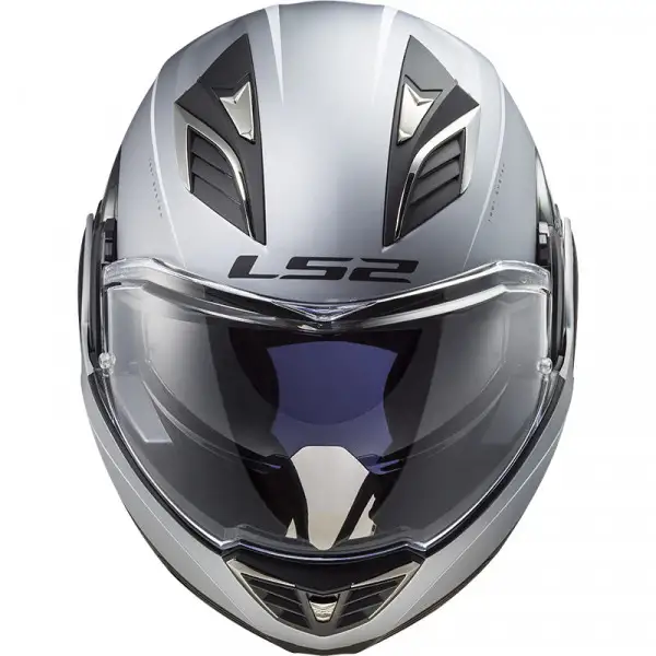 Casco modulare LS2 FF900 VALIANT II SPECIAL Argento Opaco