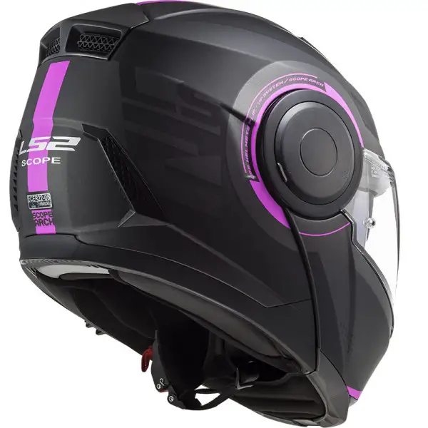 Casco modulare LS2 FF902 SCOPE ARCH Titanio Rosa