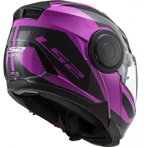 Casco modulare LS2 FF902 SCOPE AXIS Nero Rosa