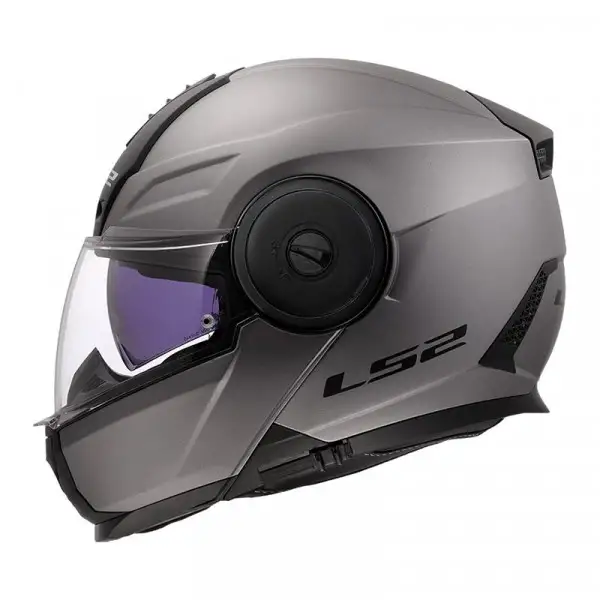 casco modulare LS2 FF902 Strobe 2 titanio opaco
