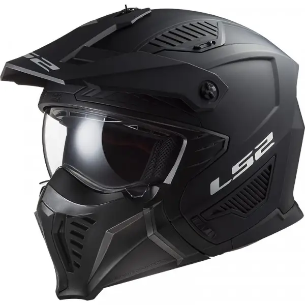 Casco modulare LS2 OF606 DRIFTER SOLID Nero ECE 22-06