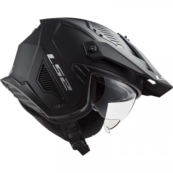 Casco modulare LS2 OF606 DRIFTER SOLID Nero ECE 22-06