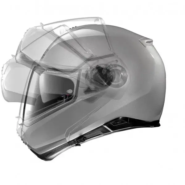 Casco modulare Nolan N100-5 CLASSIC N-COM Nero opaco