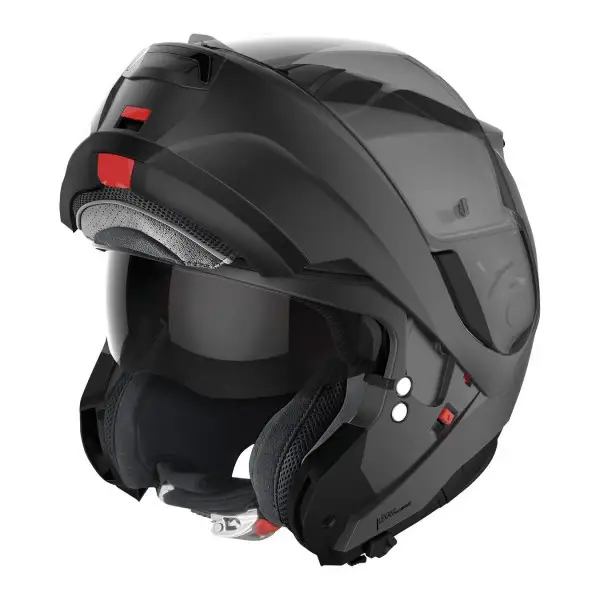 Casco modulare Nolan N100-6 CLASSIC N-COM Grigio opaco