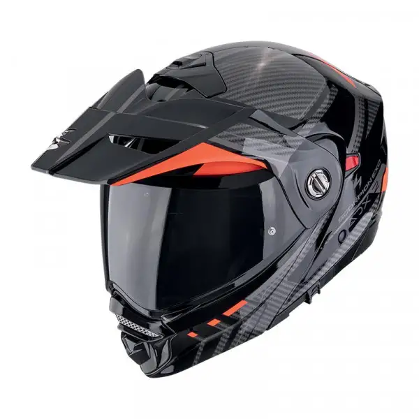 casco modulare Scorpion ADX-2 Lewis rosso