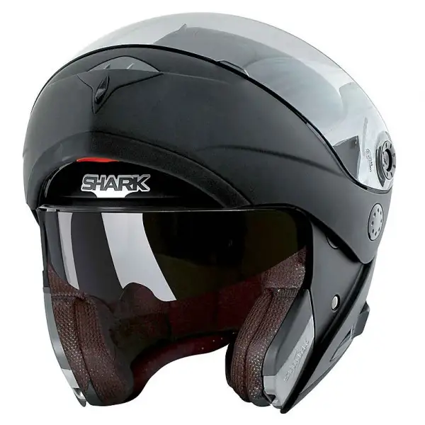 Casco modulare Shark OPENLINE doppia visiera Nero Opaco