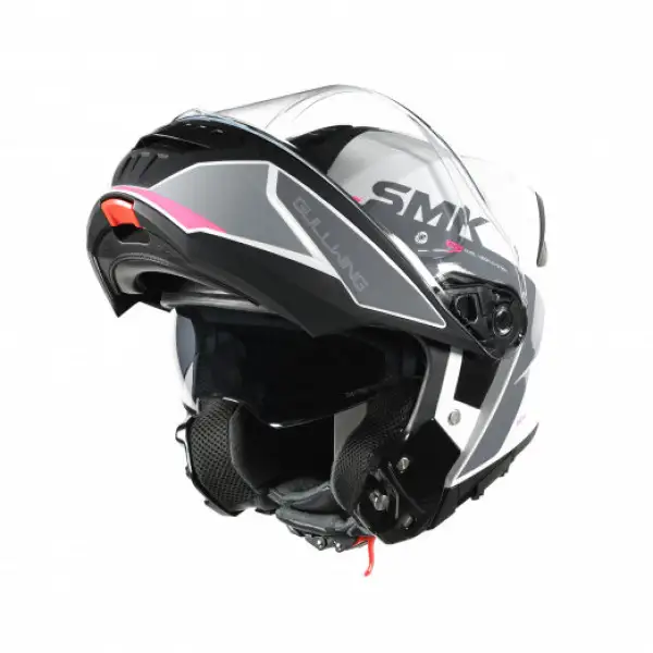 Casco modulare SMK Gullwing Kresto Bianco Rosa