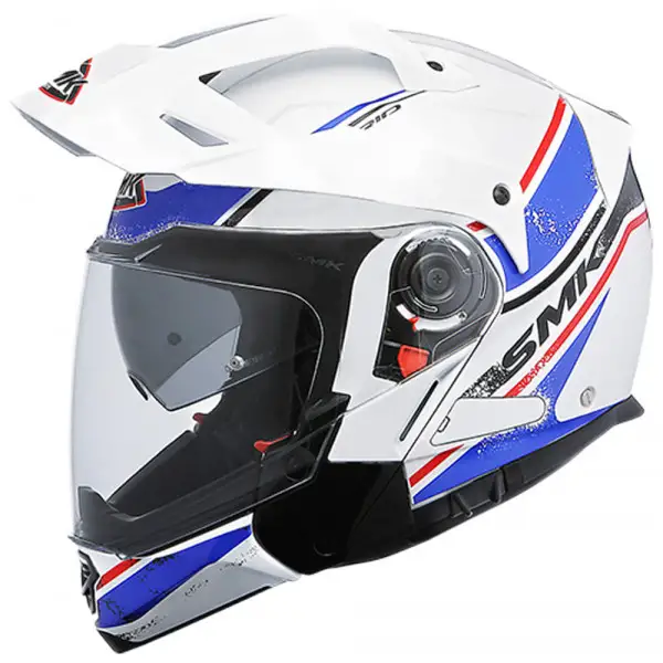 Casco modulare SMK HYBRID EVO TIDE Bianco Blu