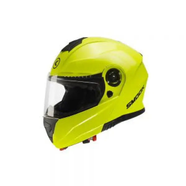 Casco modulare Smook H-FLIP UP FL06 Giallo Fluo